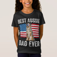 Australian Shepherd Dad American Flag Dog Lover Au