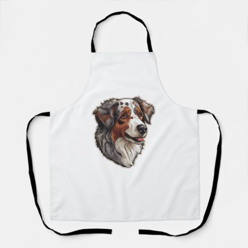 Australian shepherd Dog  1 Apron