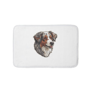 Australian shepherd Dog  1 Bath Mat