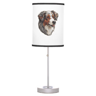 Australian shepherd Dog  1 Table Lamp