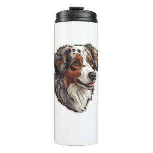 Australian shepherd Dog  1 Thermal Tumbler