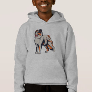 Australian Shepherd Dog Aussie Farm Dog Hoodie
