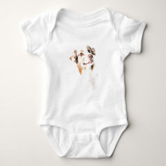 Australian Shepherd dog Baby Bodysuit