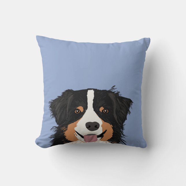 Australian Shepherd dog breed gifts for home Throw Pillow (Front)