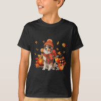 Australian Shepherd Dog Fall Scarf Leopard Pumpkin