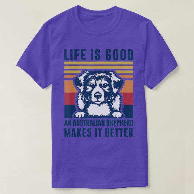 Australian shepherd Dog Gifts Men Women Australian T-Shirt (Design Front)