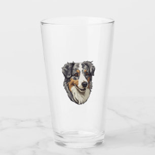 Australian shepherd Dog Glass