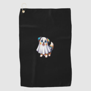 Australian Shepherd Dog Halloween Costume Party Gh Golf Towel