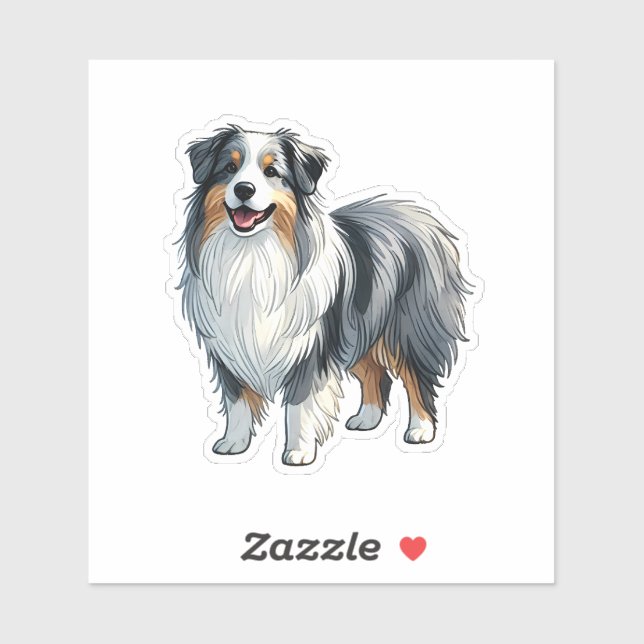 Australian Shepherd Dog Lover Sticker (Sheet)