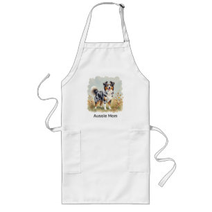 Australian Shepherd Dog Merle Long Tail Apron