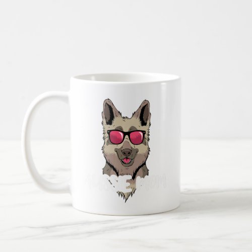 Australian Shepherd Dog Mom Aussie Fur Parents Dog Coffee Mug