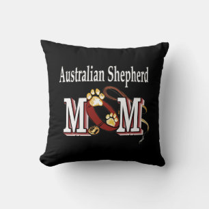 Australian Shepherd Dog MOM Throw Pillow