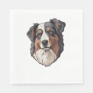 Australian shepherd Dog   Napkins