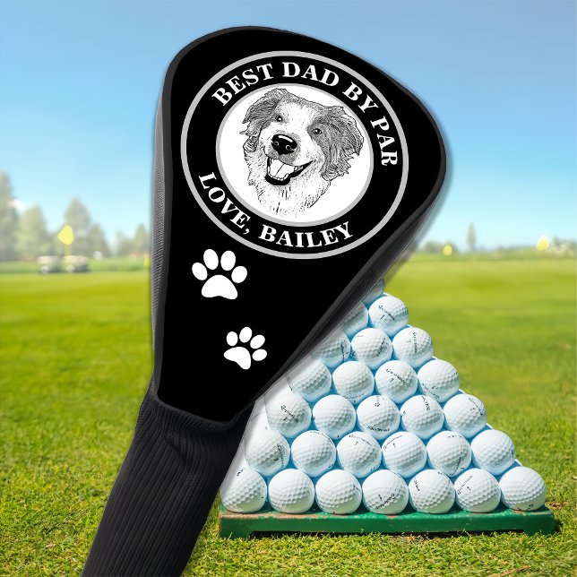 Australian Shepherd Dog Personalized Drawing Golf Head Cover (Creator Uploaded)