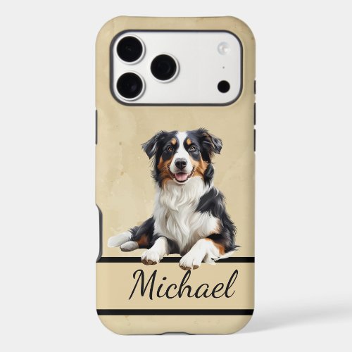 Australian Shepherd Dog Pet Animal  Customize  iPhone 17 Pro Max Case
