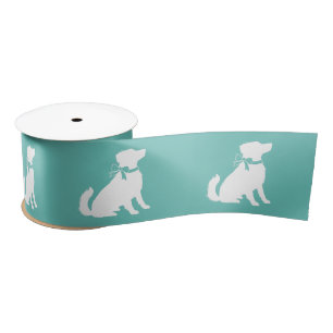Australian Shepherd Dog Puppy Satin Ribbon