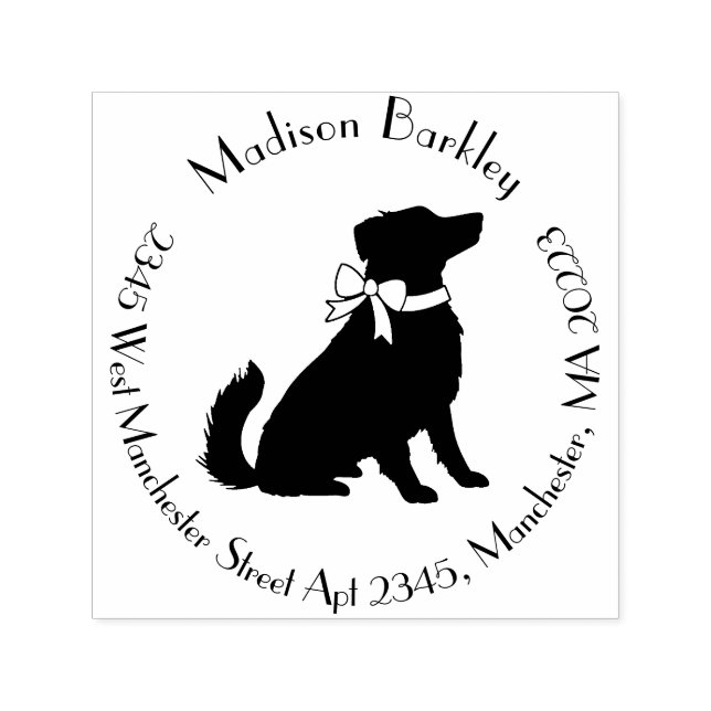 Australian Shepherd Dog Puppy Self-inking Stamp (Design)