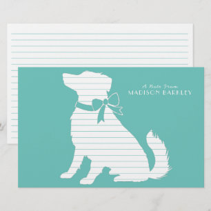 Australian Shepherd Dog Puppy Stationery