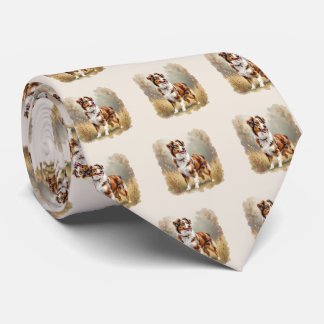 Australian Shepherd Dog Red Merle Aussie Neck Tie