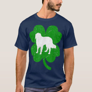 Australian Shepherd Dog Shamrock St Patrick's Day  T-Shirt