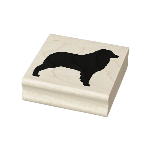 Australian Shepherd Dog Silhouette Rubber Stamp