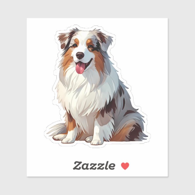 Australian Shepherd Dog  Sticker (Sheet)