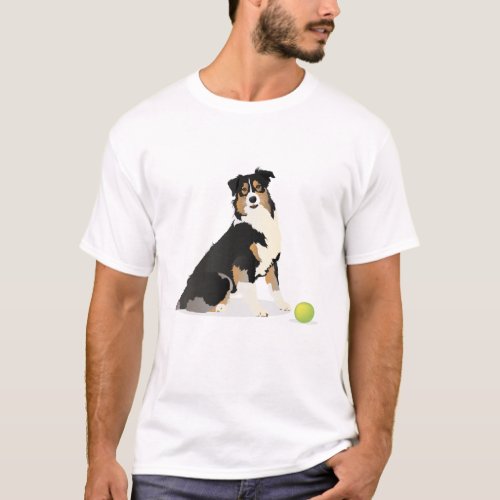 Australian Shepherd Dog T_Shirt