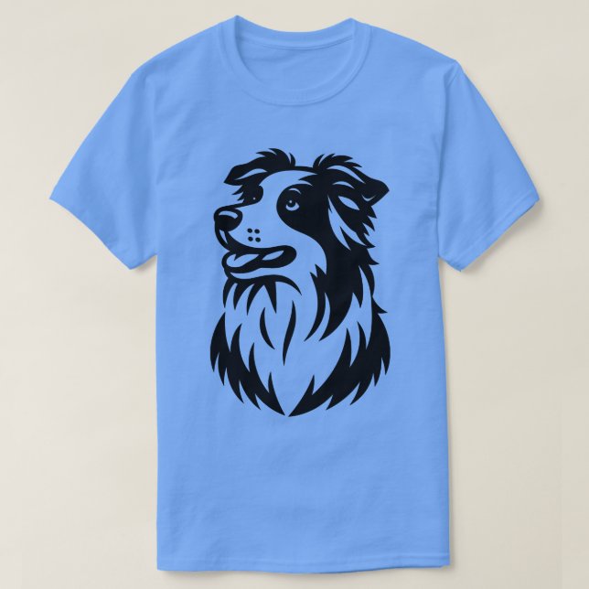 Australian Shepherd Dog T-Shirt (Design Front)