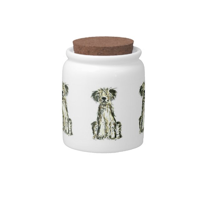 Australian Shepherd Dog Treat Cookie Jar (Front)