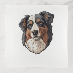 Australian shepherd Dog Trinket Tray