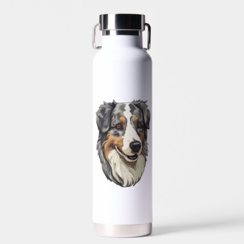 Australian shepherd Dog   Water Bottle