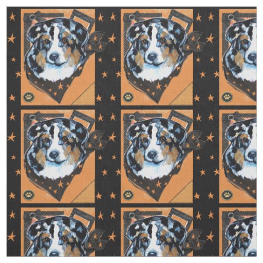 AUSTRALIAN SHEPHERD FABRIC