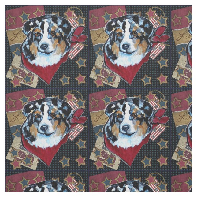Australian Shepherd Fabric (Swatch)