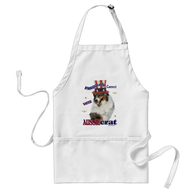 Australian Shepherd Gifts Adult Apron (Front)