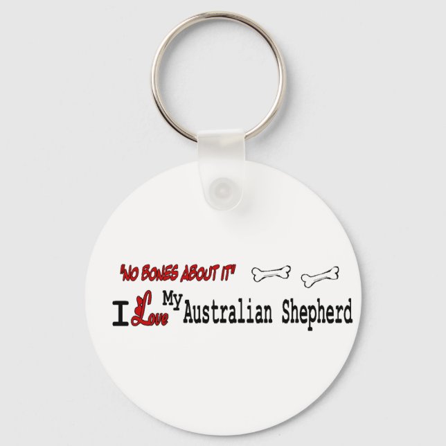 Australian Shepherd Gifts Keychain (Front)