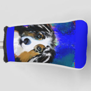 AUSTRALIAN SHEPHERD GOLF HEAD COVER