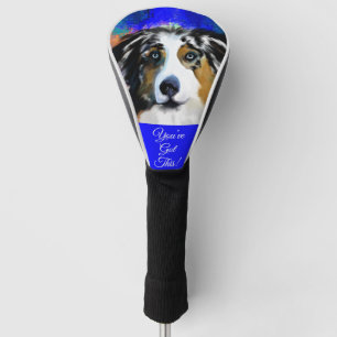 AUSTRALIAN SHEPHERD GOLF HEAD COVER