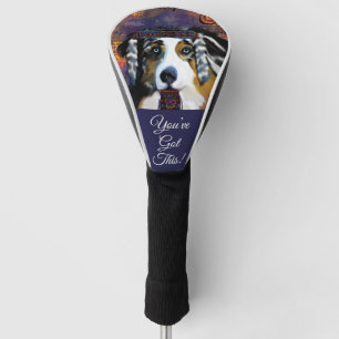 AUSTRALIAN SHEPHERD GOLF HEAD COVER