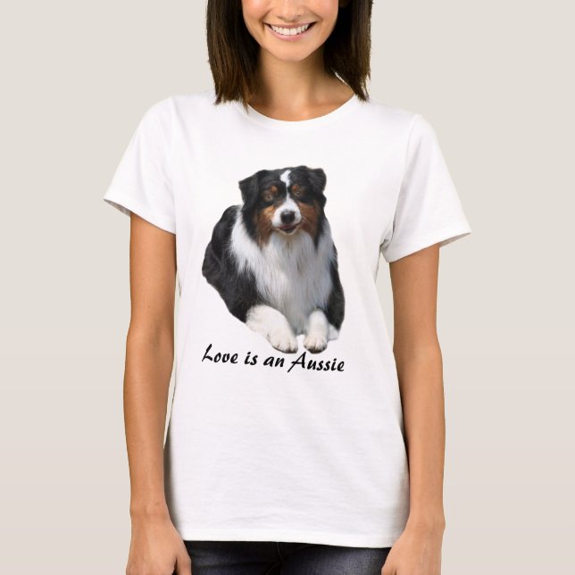Australian Shepherd Guardian Ladies Shirt (Front)