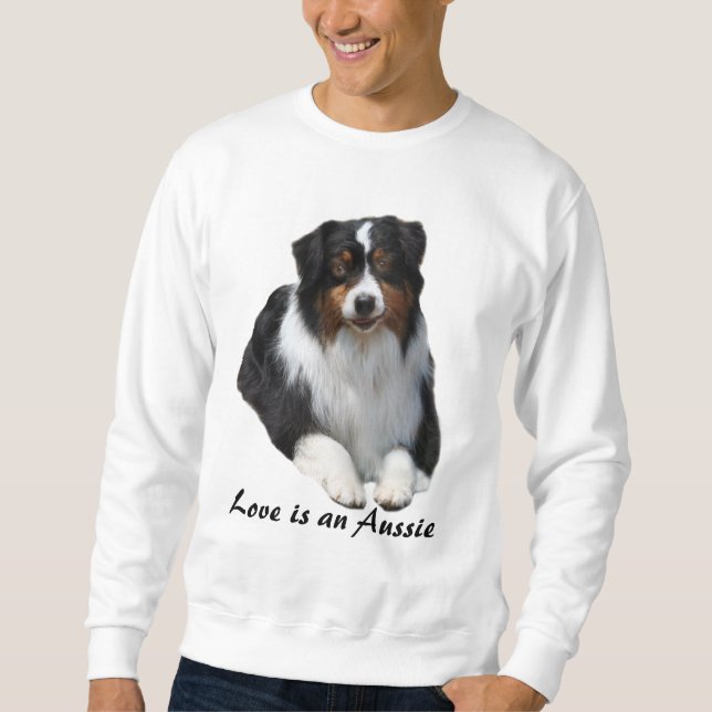 Australian Shepherd Guardian Unisex Sweatshirt (Front)