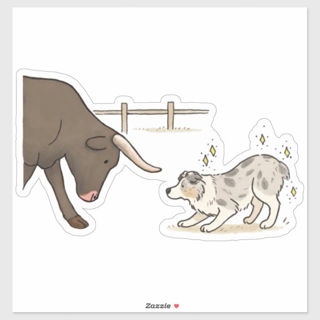Australian Shepherd - Herding Sticker (Sheet)