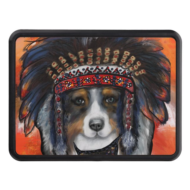 AUSTRALIAN SHEPHERD    HITCH COVER (Front)