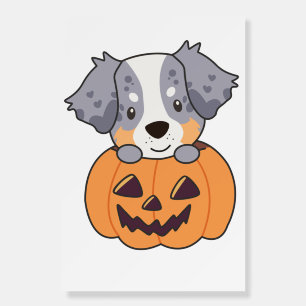 Australian Shepherd In Pumpkin Cute Happy Foam Boa Board