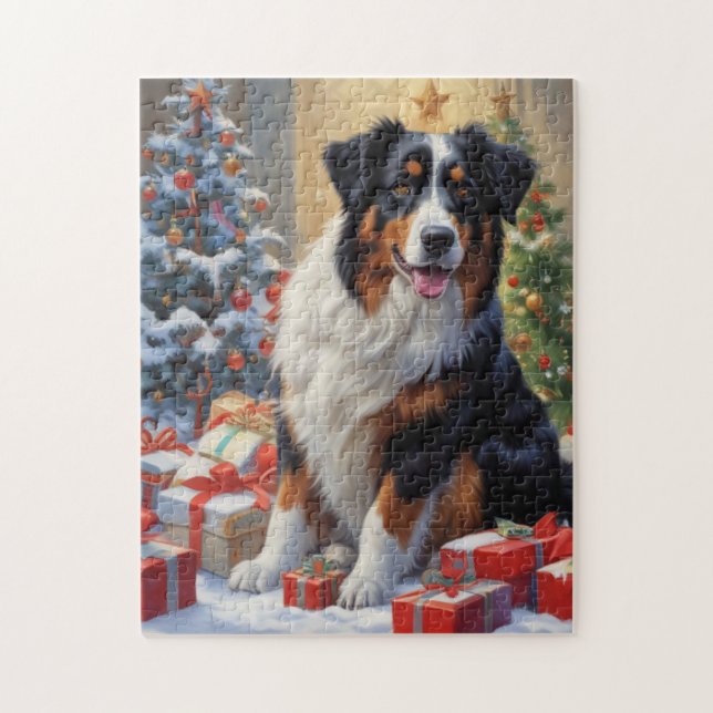Australian Shepherd Jigsaw Puzzle (Vertical)