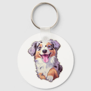 Australian Shepherd    Keychain