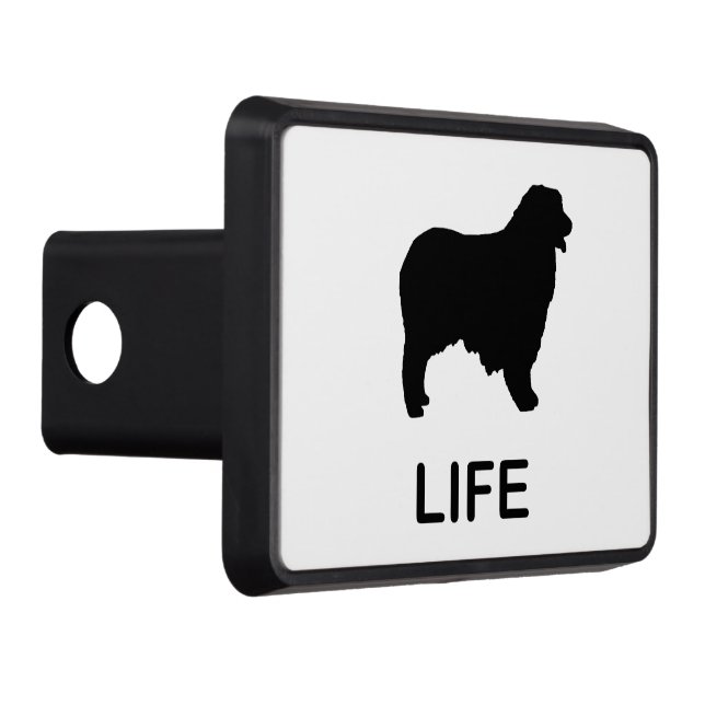 australian shepherd life hitch cover (Right)