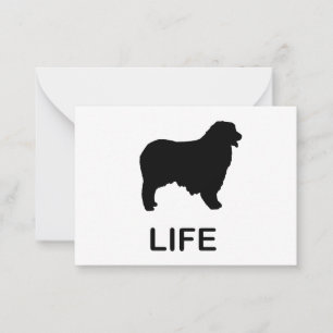 australian shepherd life note card