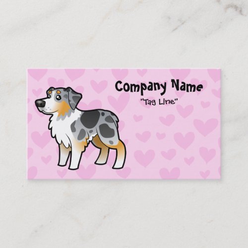 Australian Shepherd Love Business Card