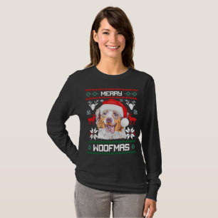 Australian Shepherd Merry Woofmas Christmas T-Shirt