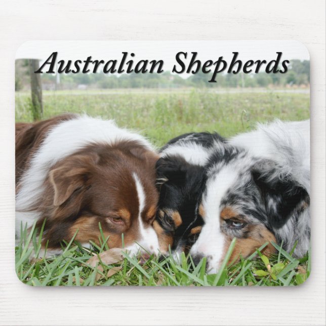 Australian Shepherd Mousepad (Front)